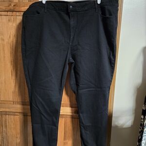 Old Navy High-Rise Straight Black Pants
